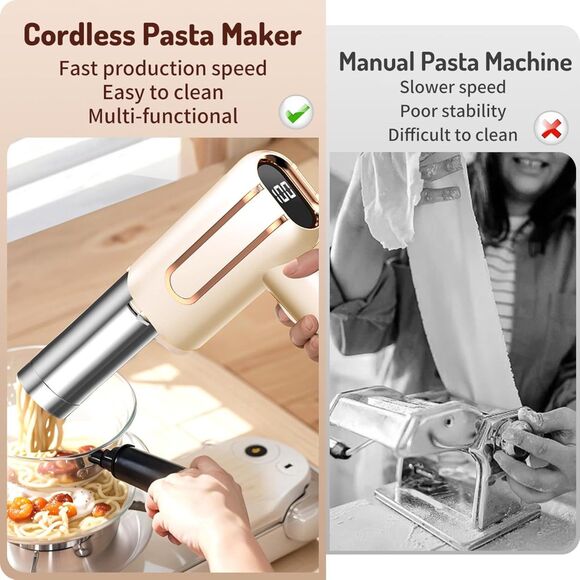 Preswous Handheld Electric Pasta Maker (4315) - Picture 4 of 7